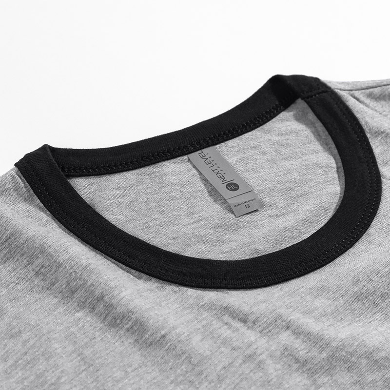 Additional photo of Next Level Fine Jersey Ringer Tee 1