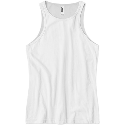 American Apparel Ladies High Neck CVC Tank