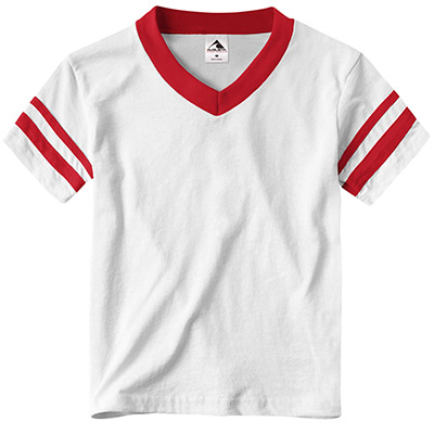 Augusta Sportswear Youth Stripe Jersey Tee