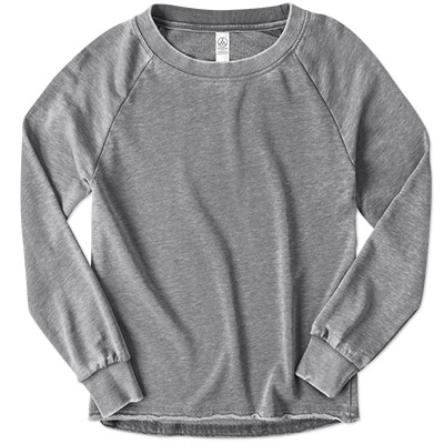 Alternative Apparel Ladies Burnout Sweatshirt