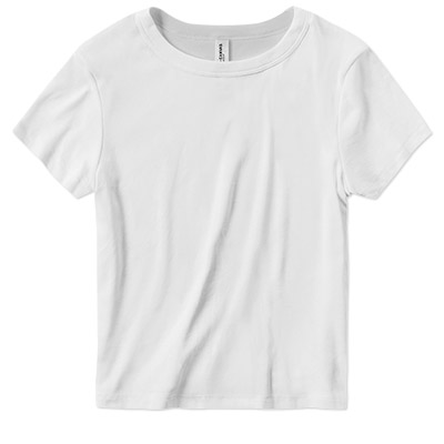 Bella Ladies Micro Rib Baby Tee