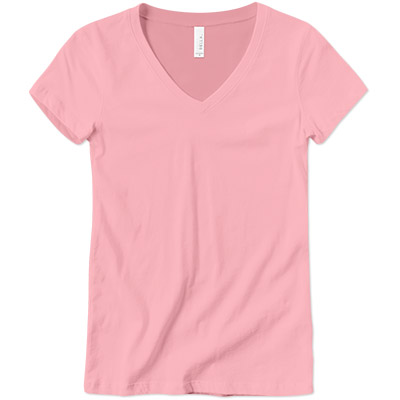 Ladies Short Sleeve V-Neck Tee