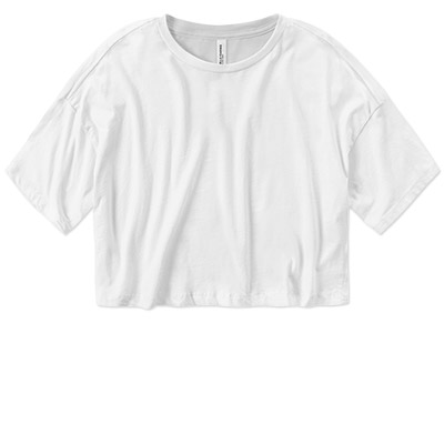 Bella Ladies Jersey Crop Tee