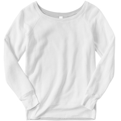 Bella Wide Neck Sponge Fleece