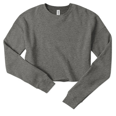 Bella Ladies Cropped Fleece Crew