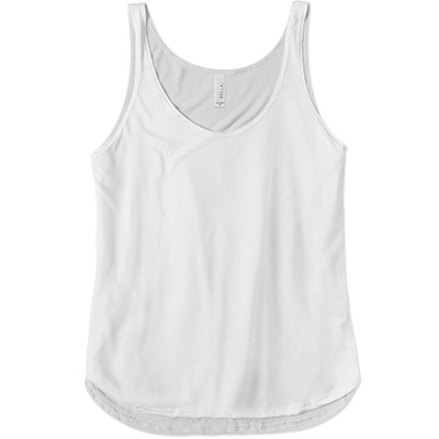 Bella Ladies Flowy Side Slit Tank