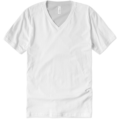 Canvas Short Sleeve V-Neck T-Shirt