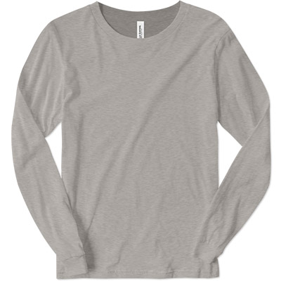 Canvas Longsleeve Triblend Jersey T-Shirt