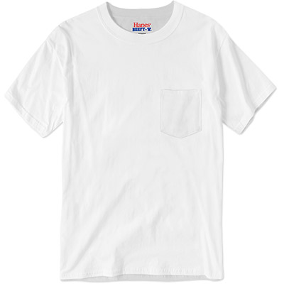 Hanes Beefy-T with Pocket