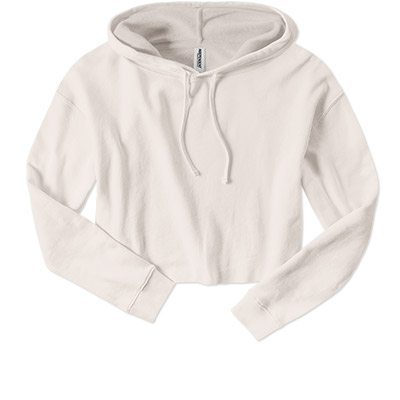 Independent Trading Ladies Cropped Hooded Sweatshirt