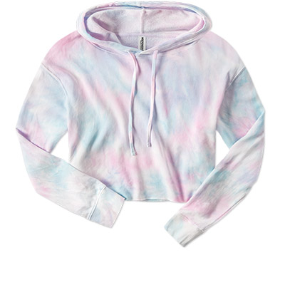 Ladies Cropped Hooded Sweatshirt