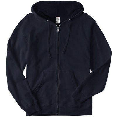 Midweight  Zip Up Hoodie