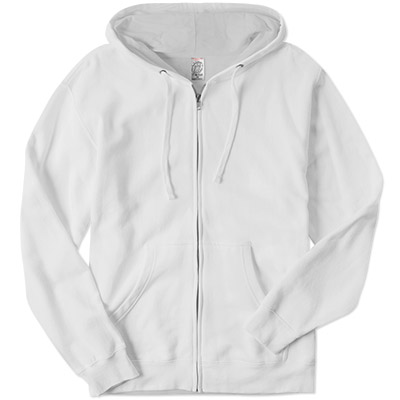 Independent Trading Midweight  Zip Up Hoodie