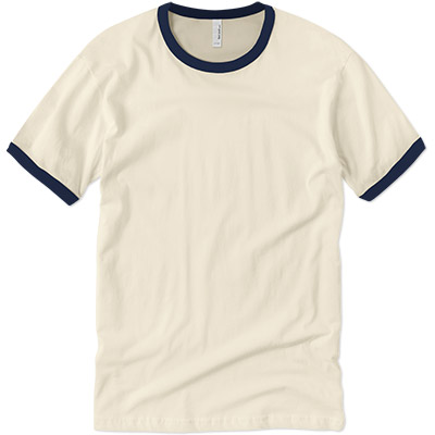 Next Level Fine Jersey Ringer Tee