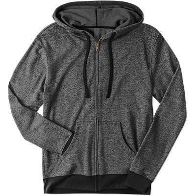 Next Level Denim Fleece Zip Hoodie