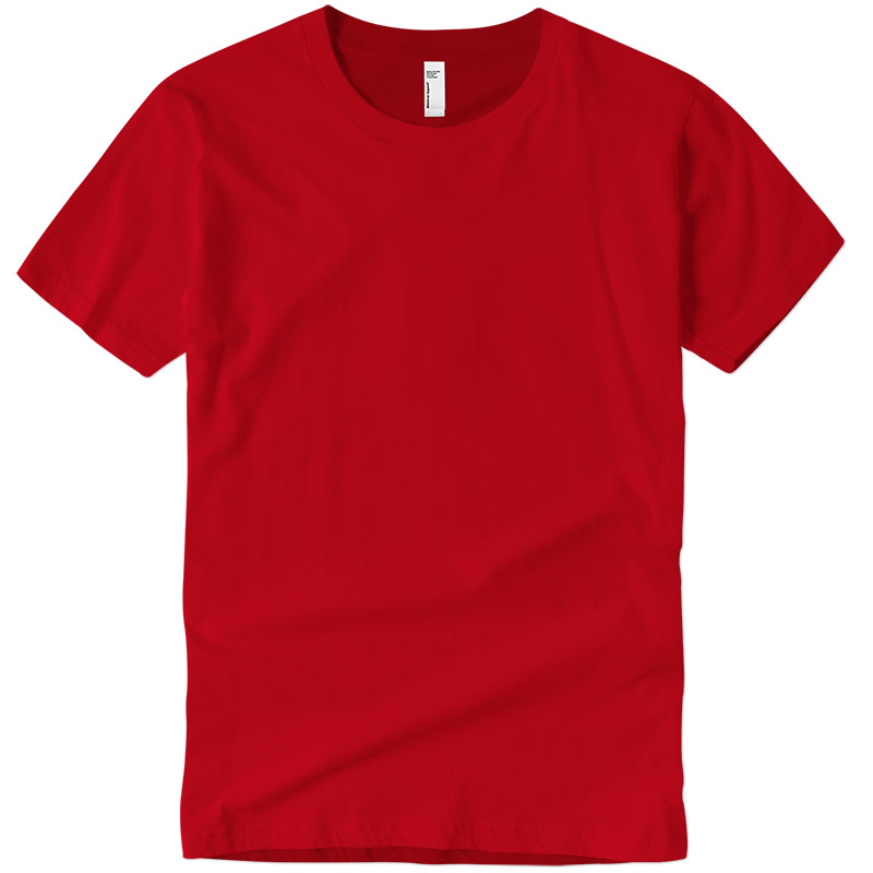 American Apparel Fine Jersey Tee - Red
