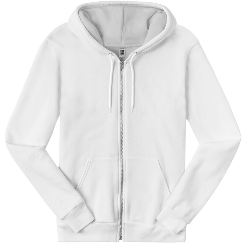 American Apparel Unisex Flex Fleece Hood - White