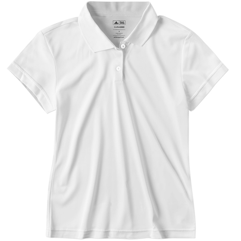 Adidas Golf Ladies ClimaLite Pique Polo - White