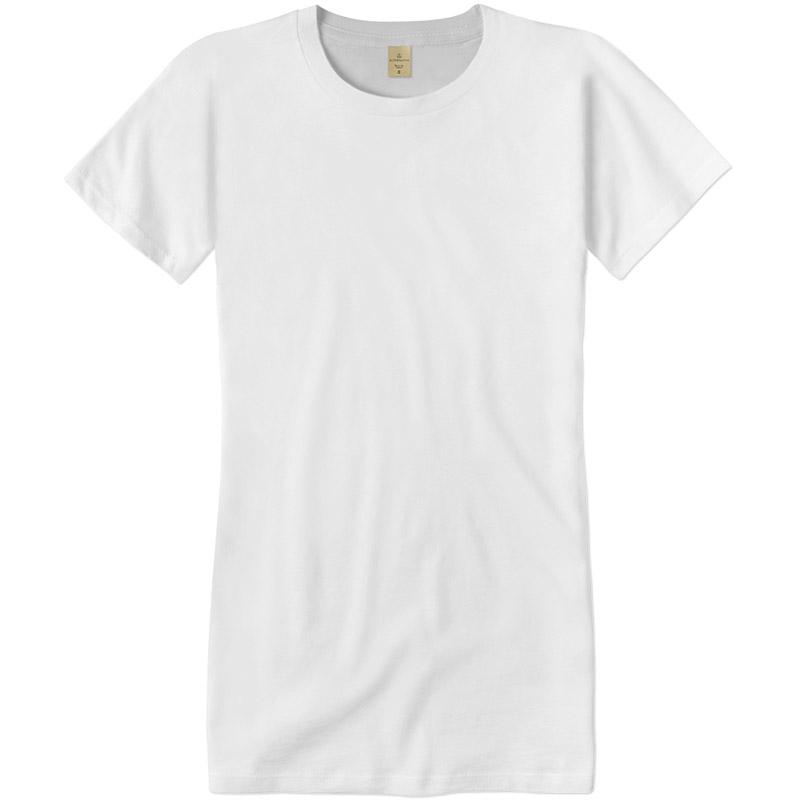 Alternative Apparel Ladies Basic Crew - White