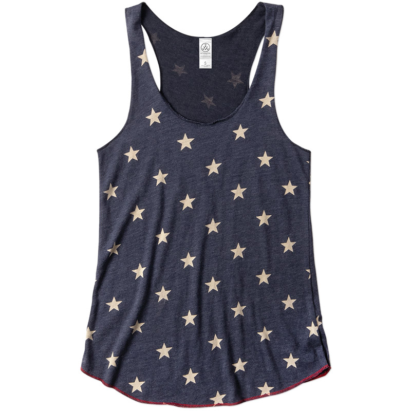 Alternative Apparel Printed Meegs Tank - Stars