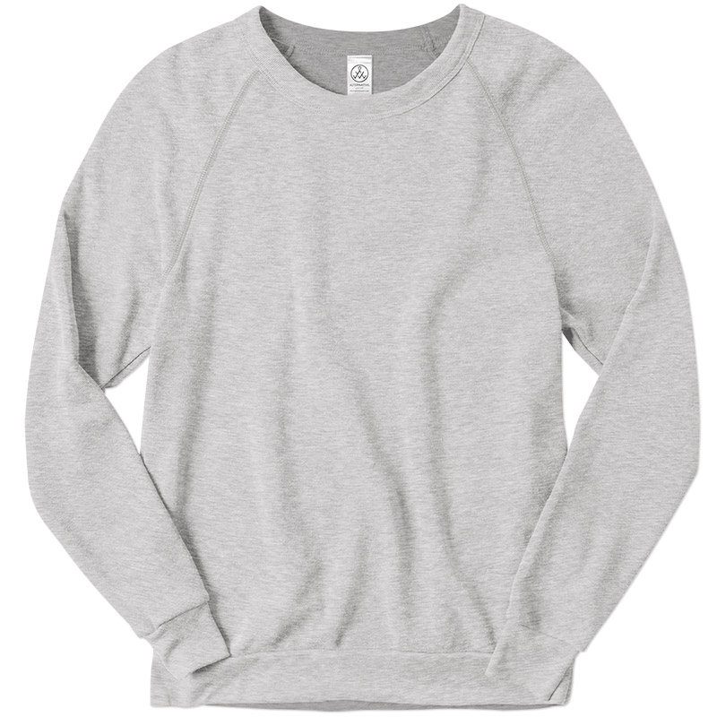 Alternative Apparel Eco-Fleece Crewneck - Eco Light Grey