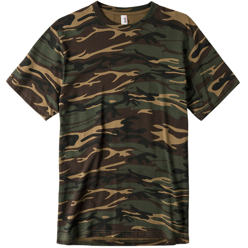 Anvil Camo T-Shirt - Green