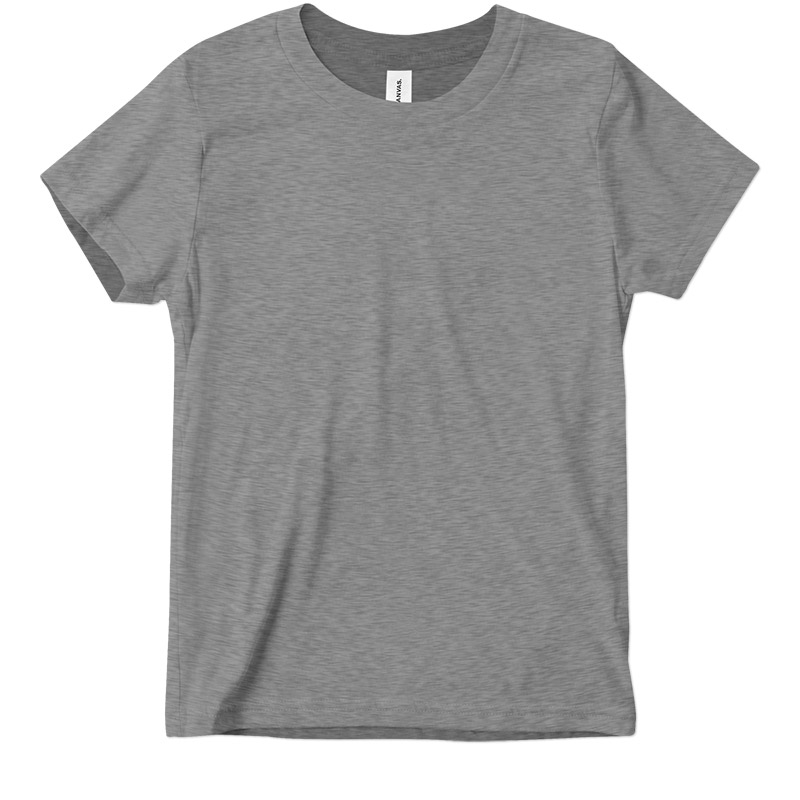 Bella Youth Triblend Jersey T-Shirt - Grey Triblend