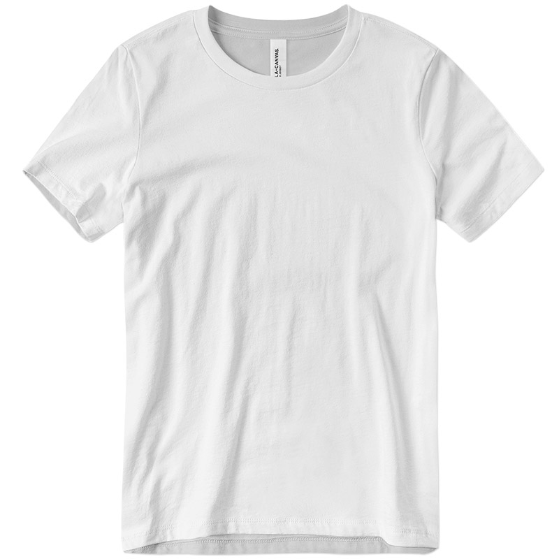 Bella Ladies Relaxed Jersey Tee - White