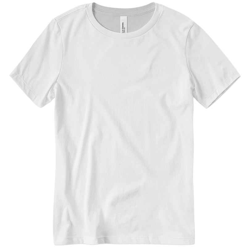 Bella Ladies Relaxed CVC Tee - Solid White Blend