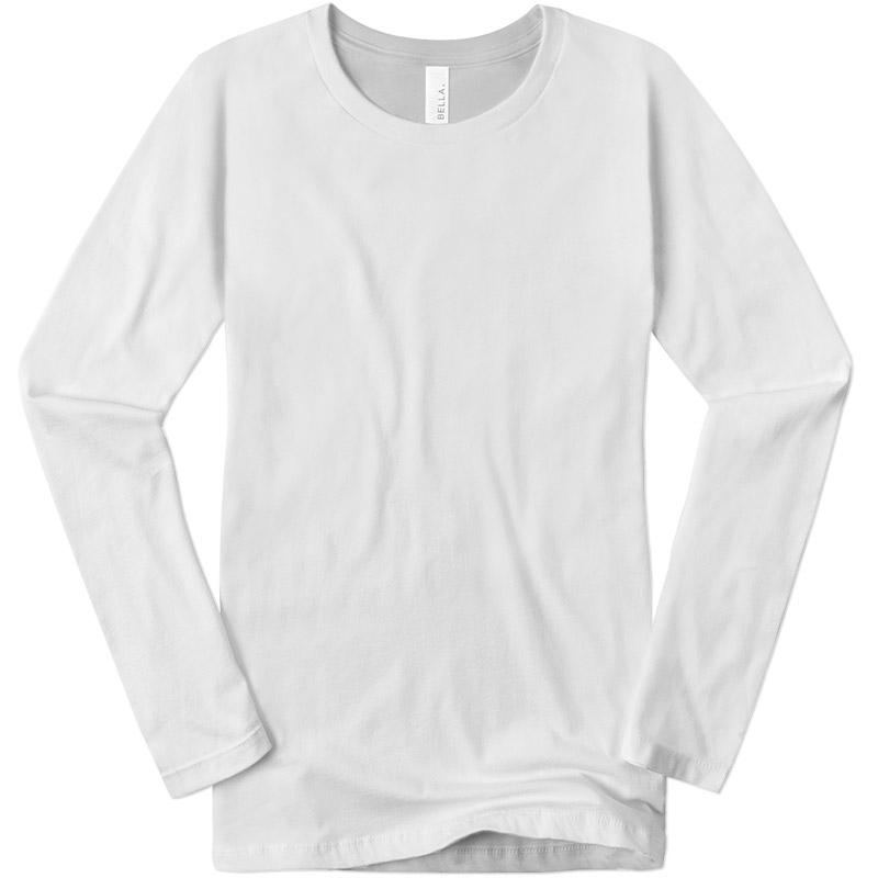 Bella Missy Long Sleeve Tee - White