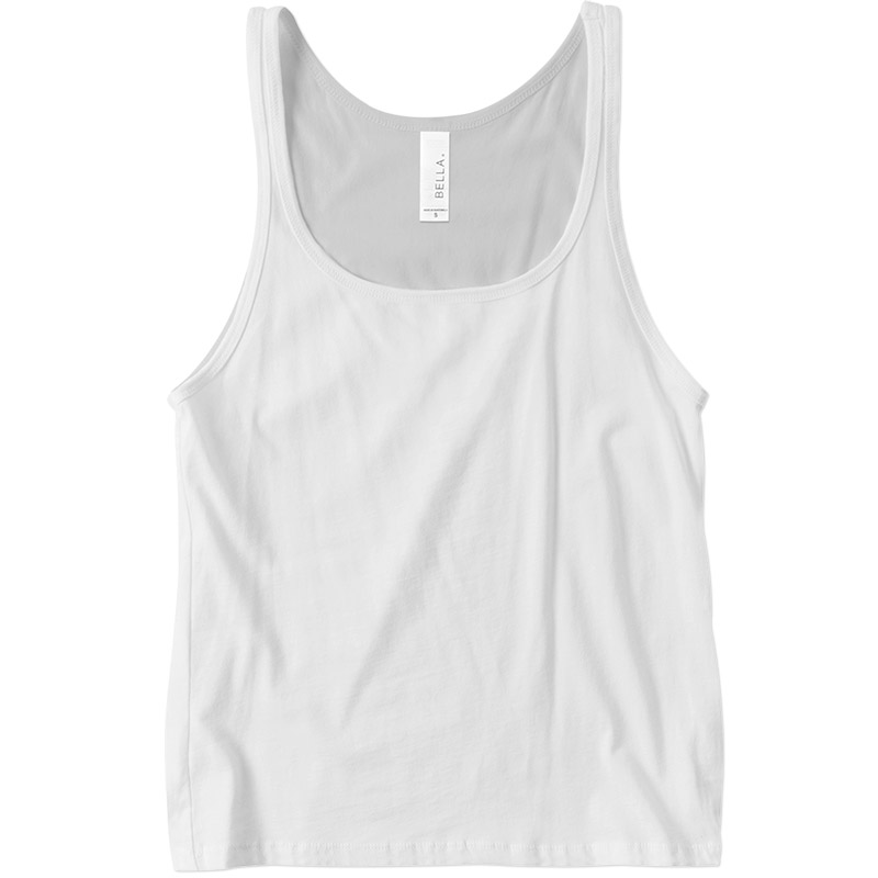 Bella Relaxed Tank Top - White