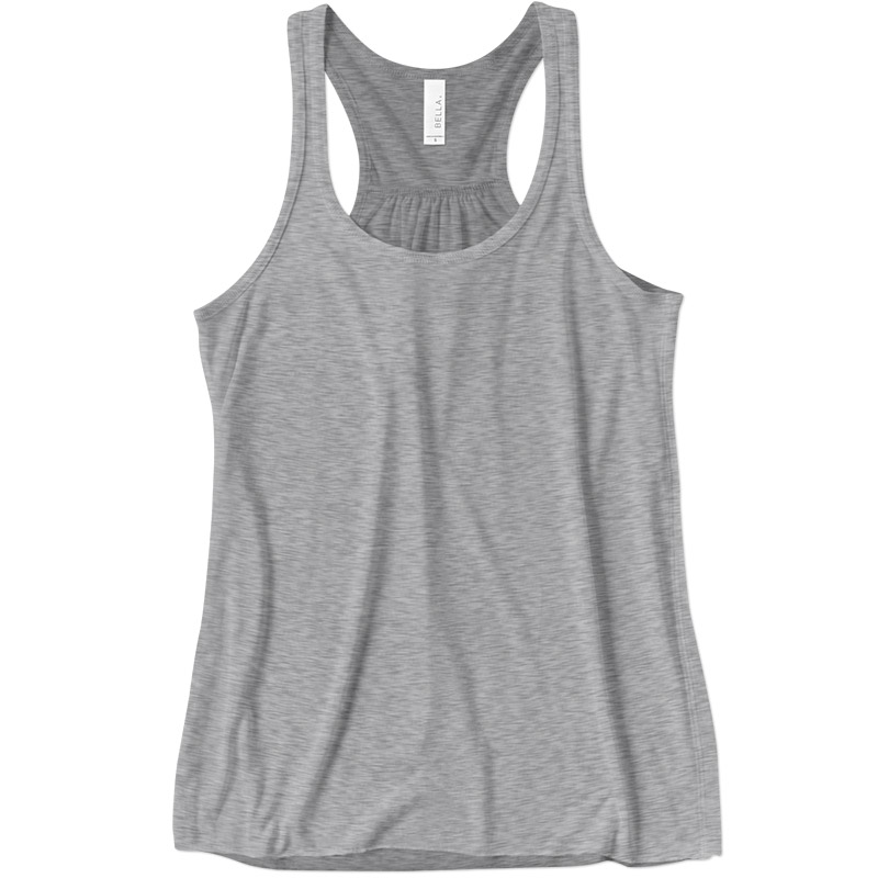 Bella Flowy Racerback Tank - Athletic Heather