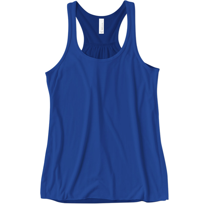 Bella Flowy Racerback Tank - True Royal