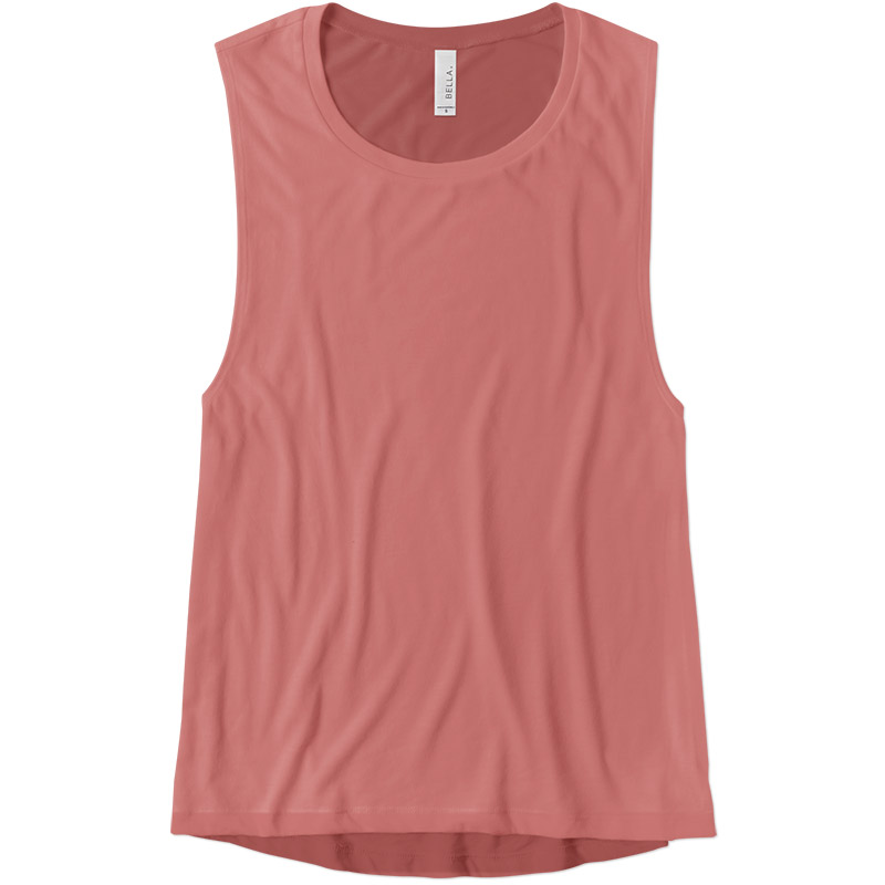 Bella Women's Flowy Muscle Tank - Mauve