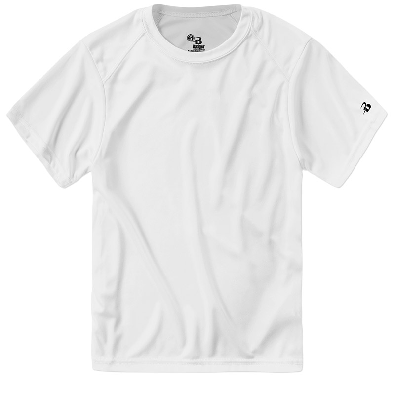 Badger Youth B-Core T-Shirt - White