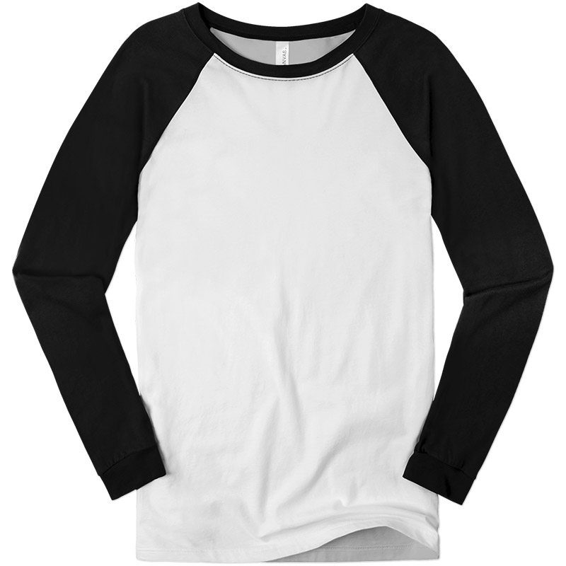 Canvas Hawthorne Baseball T-Shirt - White/Black