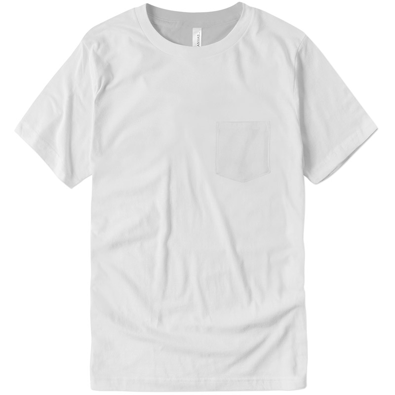 Canvas Jersey Pocket Tee - White