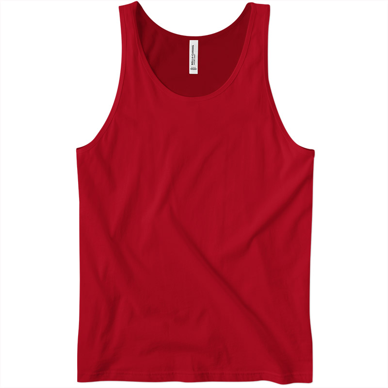 Canvas Jersey Tank - Red