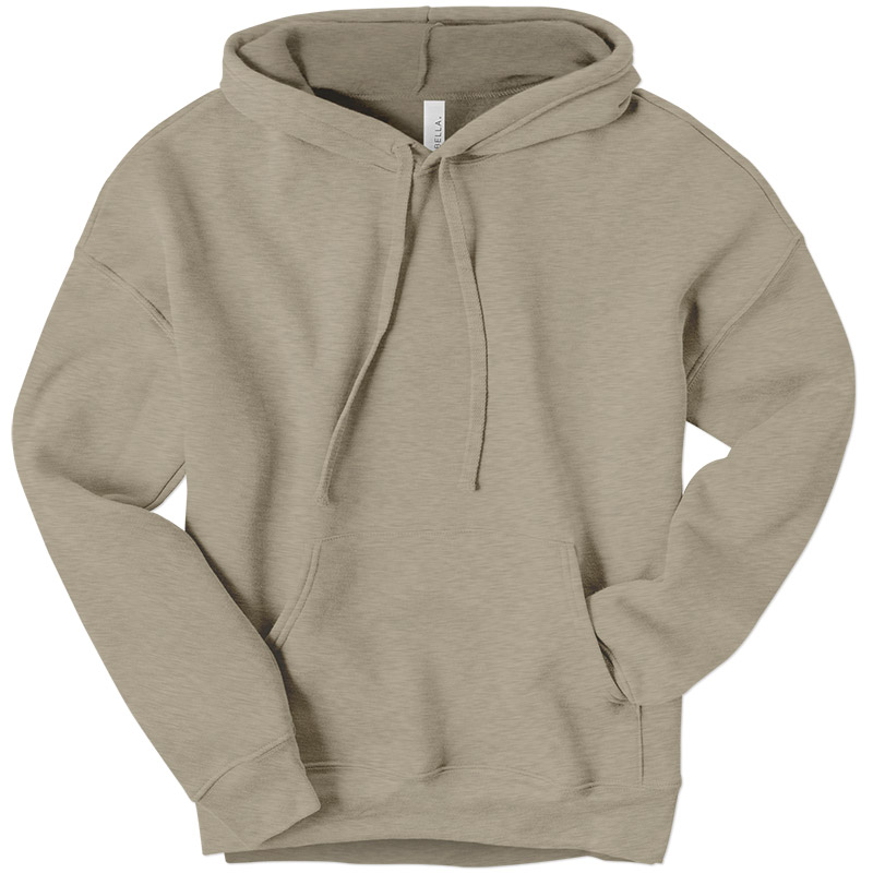 Canvas Sponge Fleece Pullover Hoodie - Heather Stone