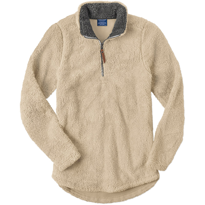 Charles River Ladies Newport Fluffy Fleece - Sand