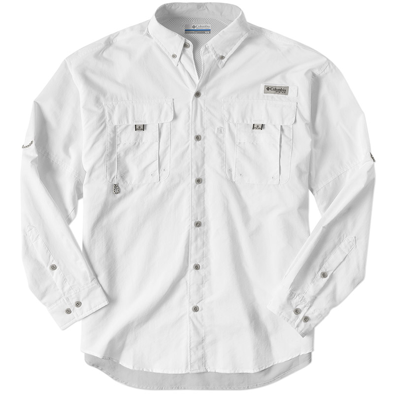 Columbia Bahama II Long Sleeve Shirt - White