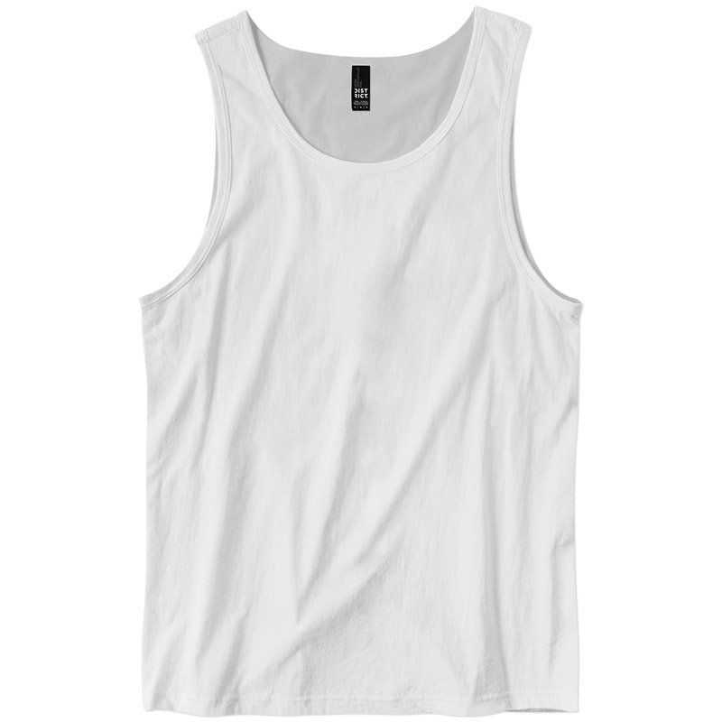 District Threads The Concert Tank - White
