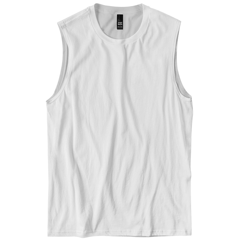 District Threads V.I.T. Muscle Tank - White