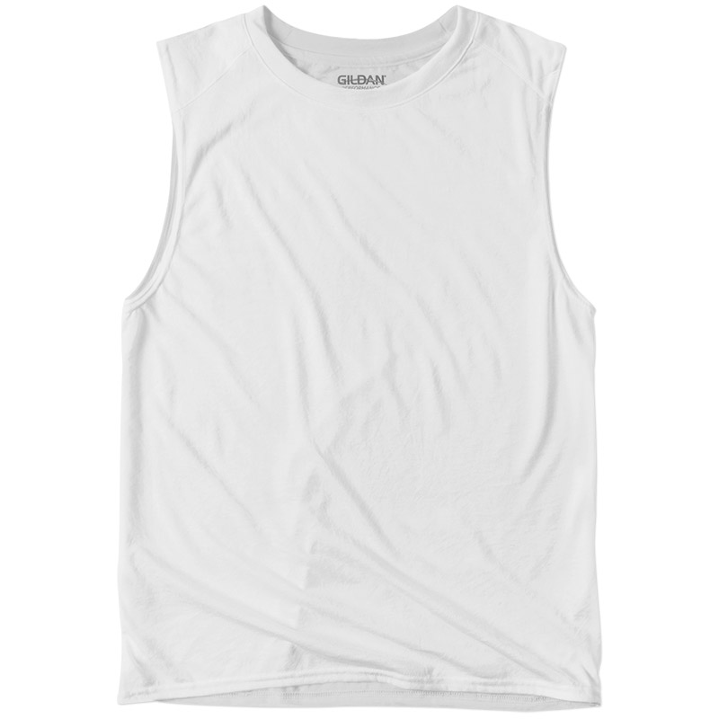 Gildan Performance Sleeveless T-Shirt - White