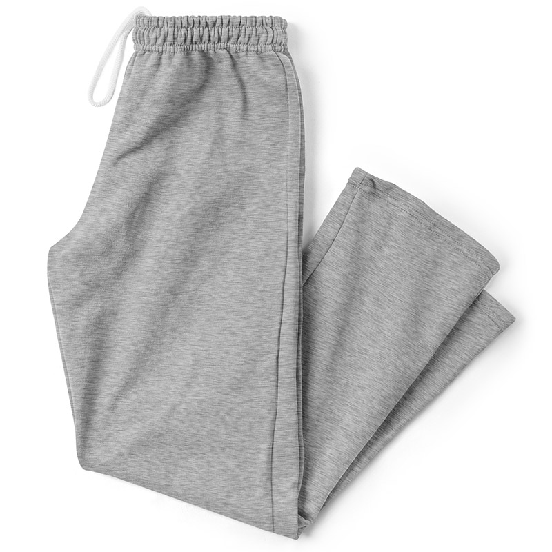 Gildan Heavy Blend Open Bottom Sweatpants - Sports Grey
