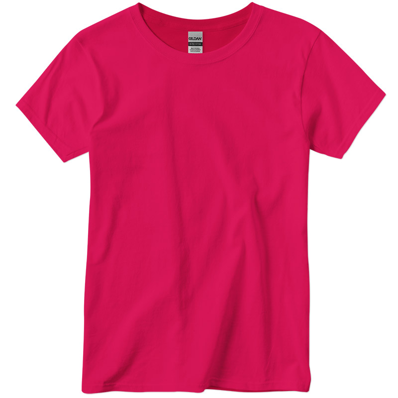 Gildan Ultra Cotton Ladies Tee - Heliconia