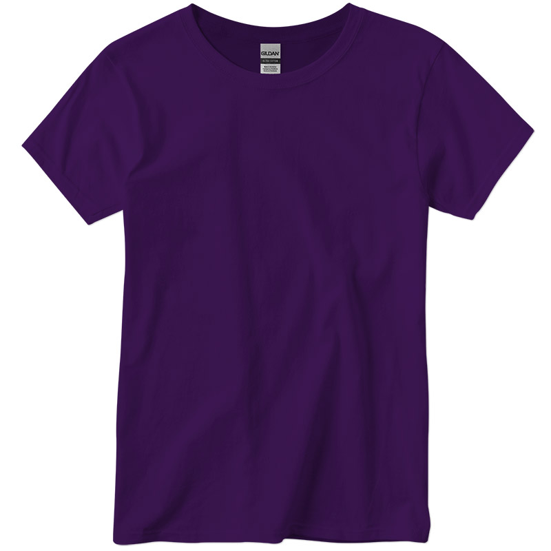 Gildan Ultra Cotton Ladies Tee - Purple
