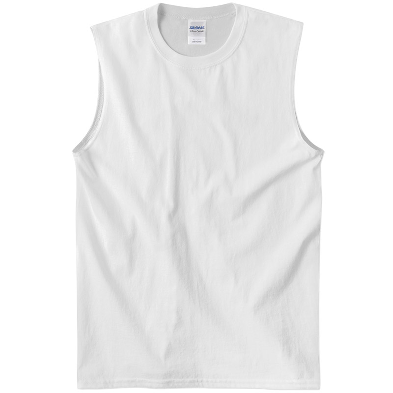 Custom Gildan Cotton Sleeveless T - Design Online