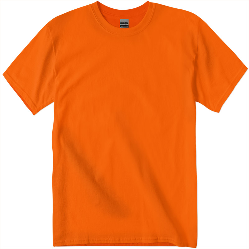 Gildan Cotton Tee - Safety Orange