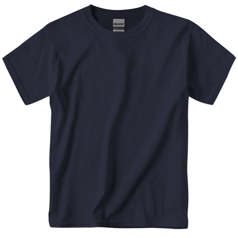 Gildan Youth Cotton Tee - Navy